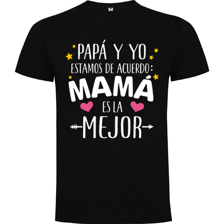 Camiseta personalizada Mamá es la mejor