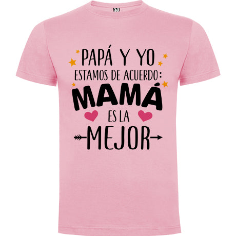 Camiseta personalizada Mamá es la mejor