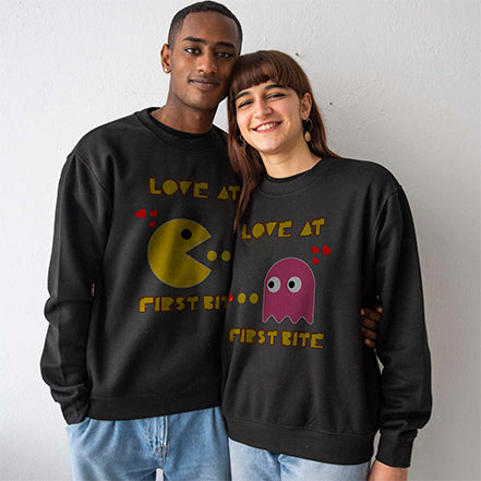 Sudadera personalizada amor a primera mordida