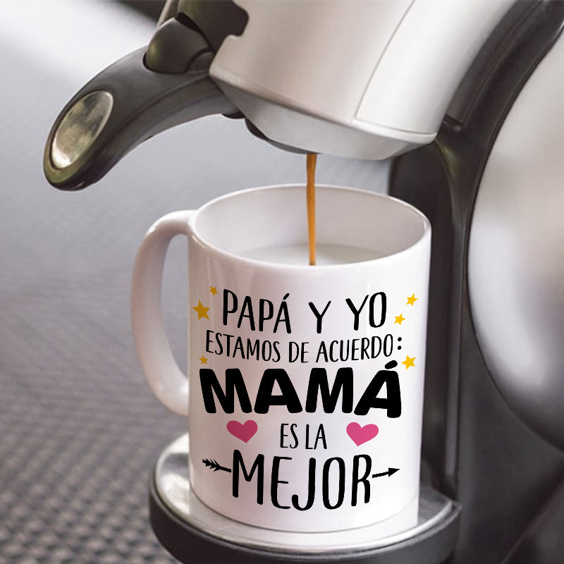 Taza personalizada Mamá es la mejor