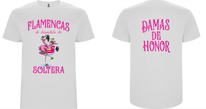 Camiseta personalizada despedida de soltera flamencas Verano