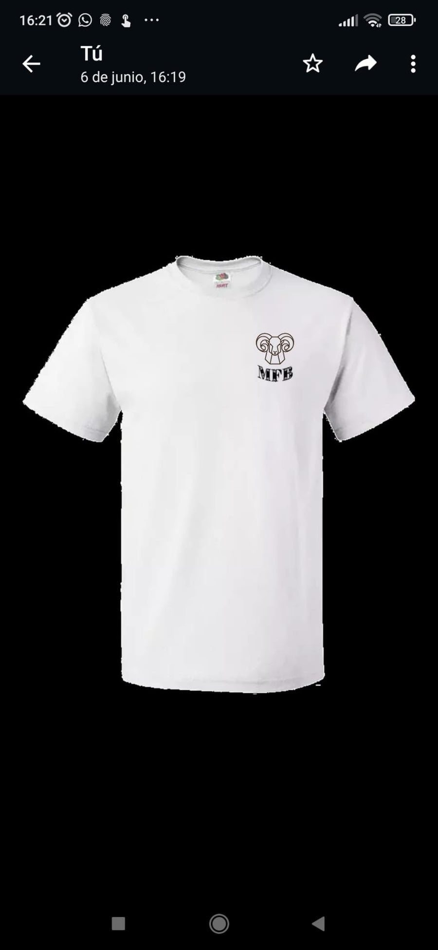 Camiseta personalizada