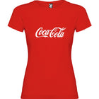 Camiseta personalizada Coca Cola blanca o roja