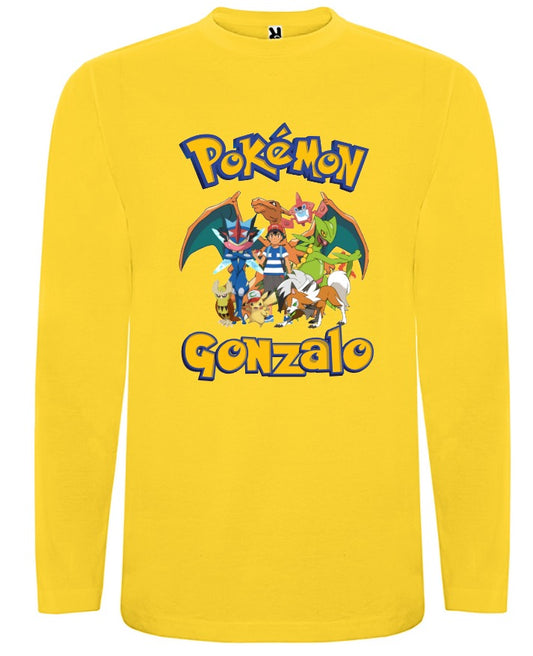 Camiseta personalizada pokémon