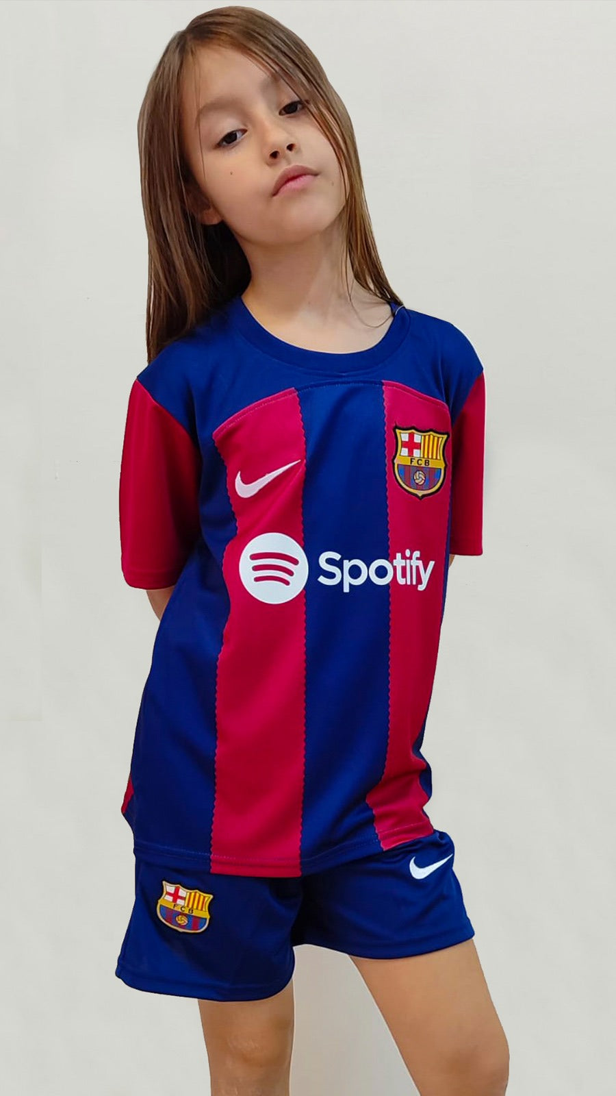 Camiseta y pantalón del Barcelona personalizados