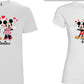 Pack camisetas familia minnie