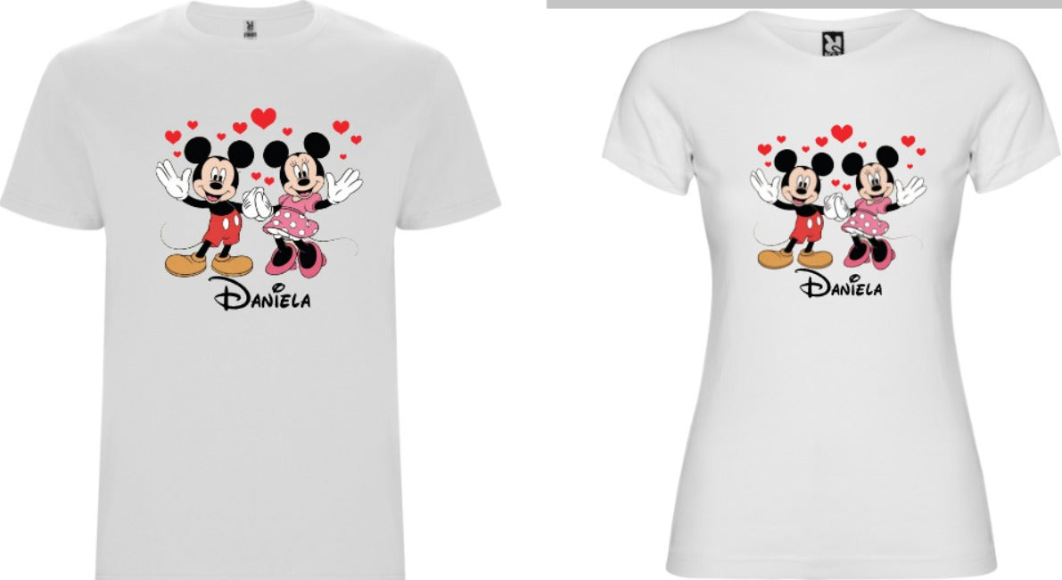 Pack camisetas familia minnie