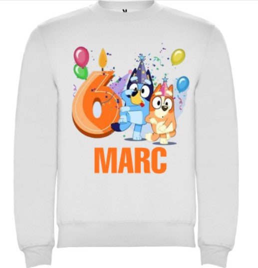Sudadera personalizada Bluey