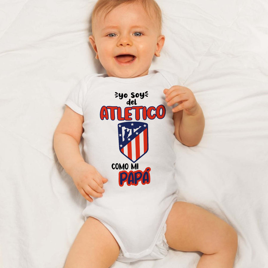 Body personalizado soy Atletico como mi papá