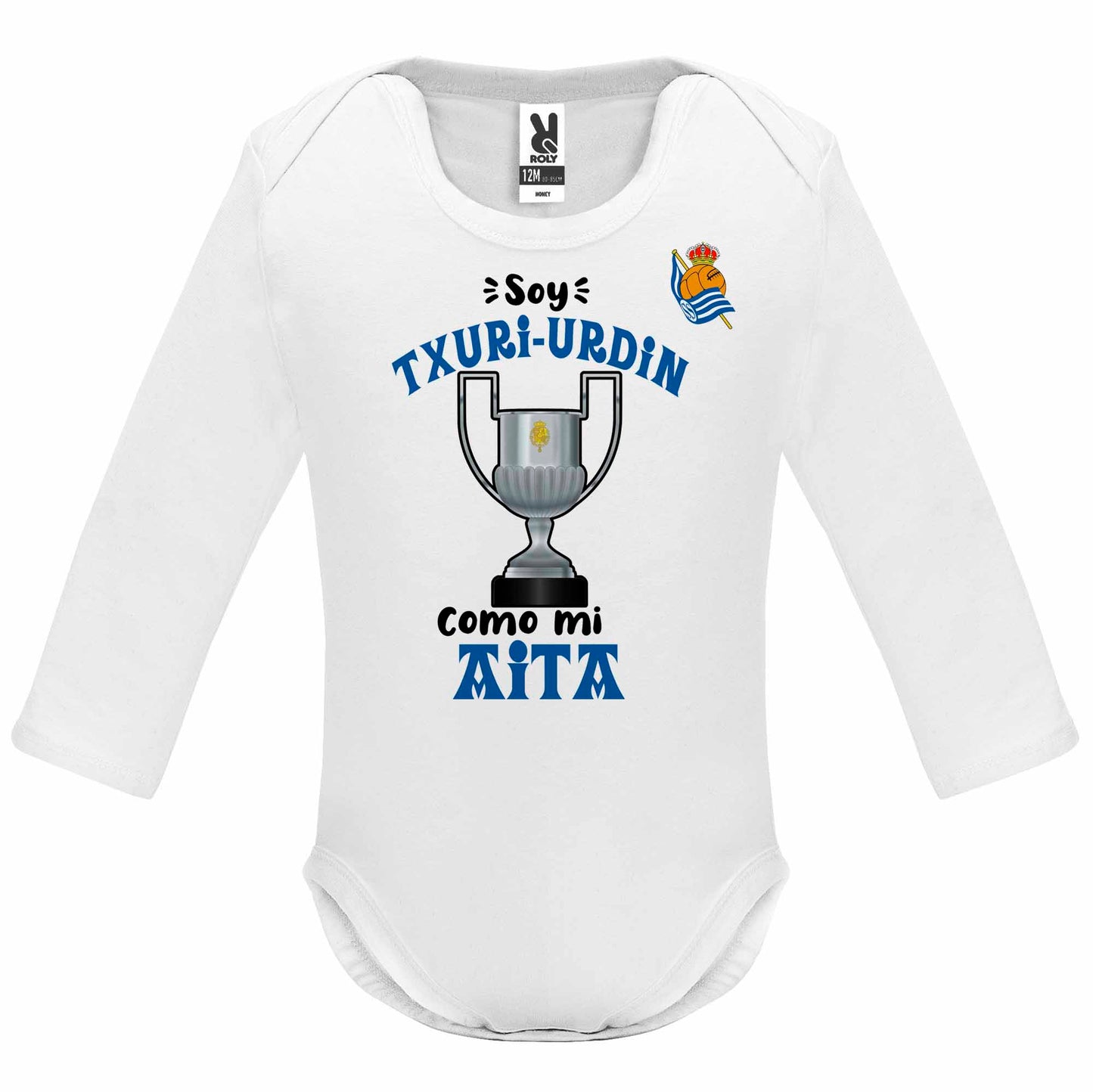Body personalizado Real Sociedad COPA DEL REY