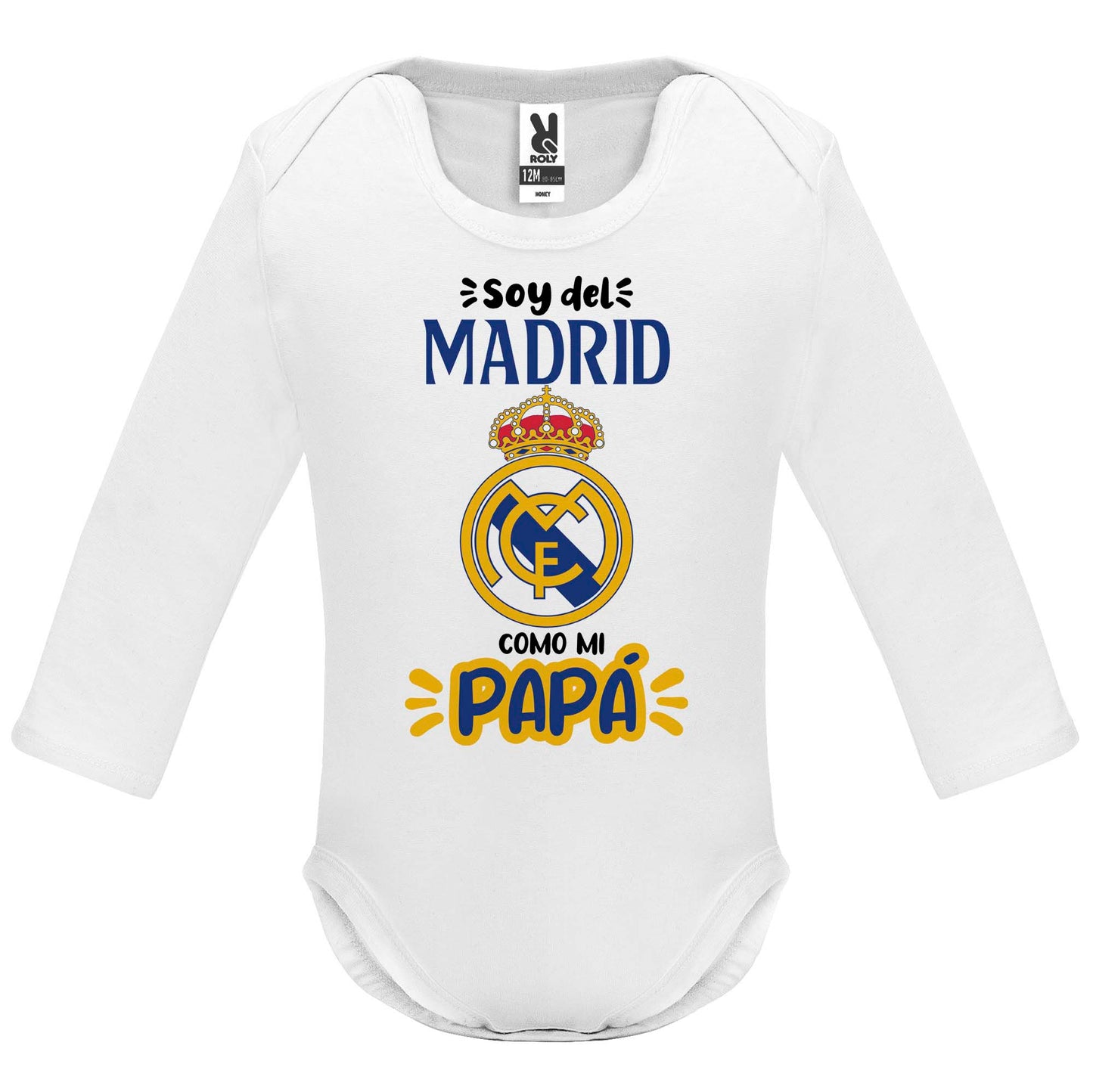 Body soy del Real Madrid personalizado