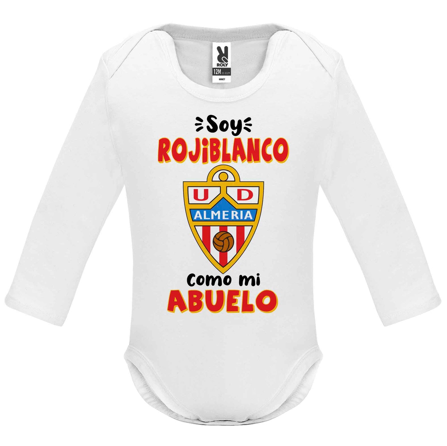 Body de bebe personalizado U.D.Almeria
