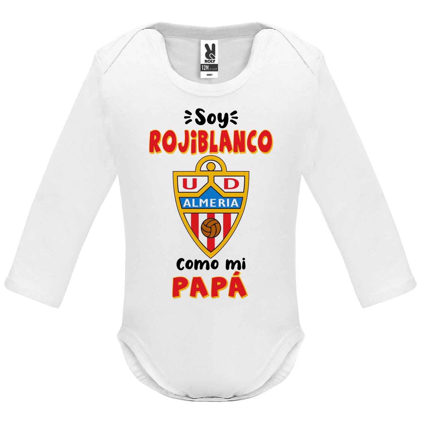 Body de bebe personalizado U.D.Almeria
