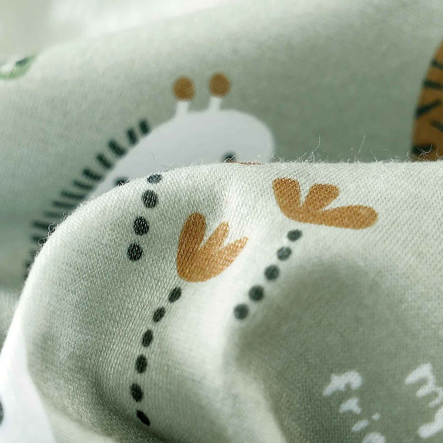 Body de bebe mangas cortas diseño zoo personalizado