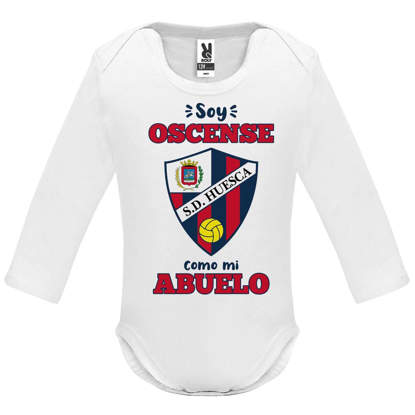 Body de bebe personalizado S.D. Huesca