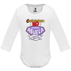 Body mangas largas personalizado super abuela al rescate