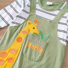 Body de bebe mangas largas diseño jirafa personalizado