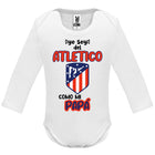 Body personalizado soy Atletico como mi papá