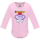 Body mangas largas personalizado super abuela al rescate