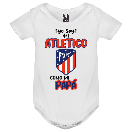 Body personalizado soy Atletico como mi papá