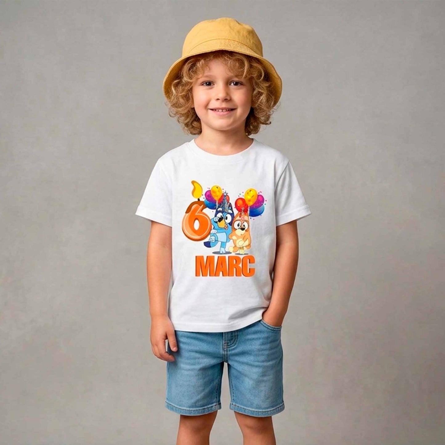 Camiseta personalizada Bluey y Bingo
