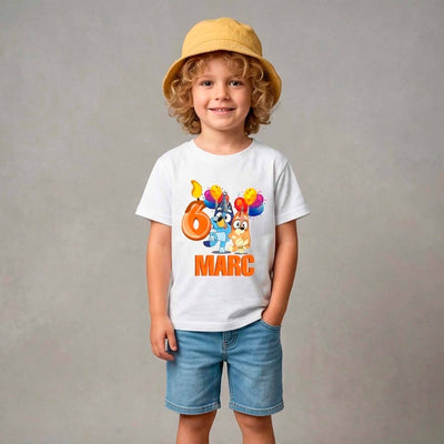 Camiseta personalizada Bluey y Bingo