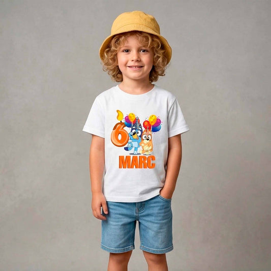 Camiseta personalizada Bluey y Bingo