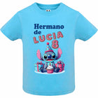 Camiseta cumpleaños Stitch personalizada