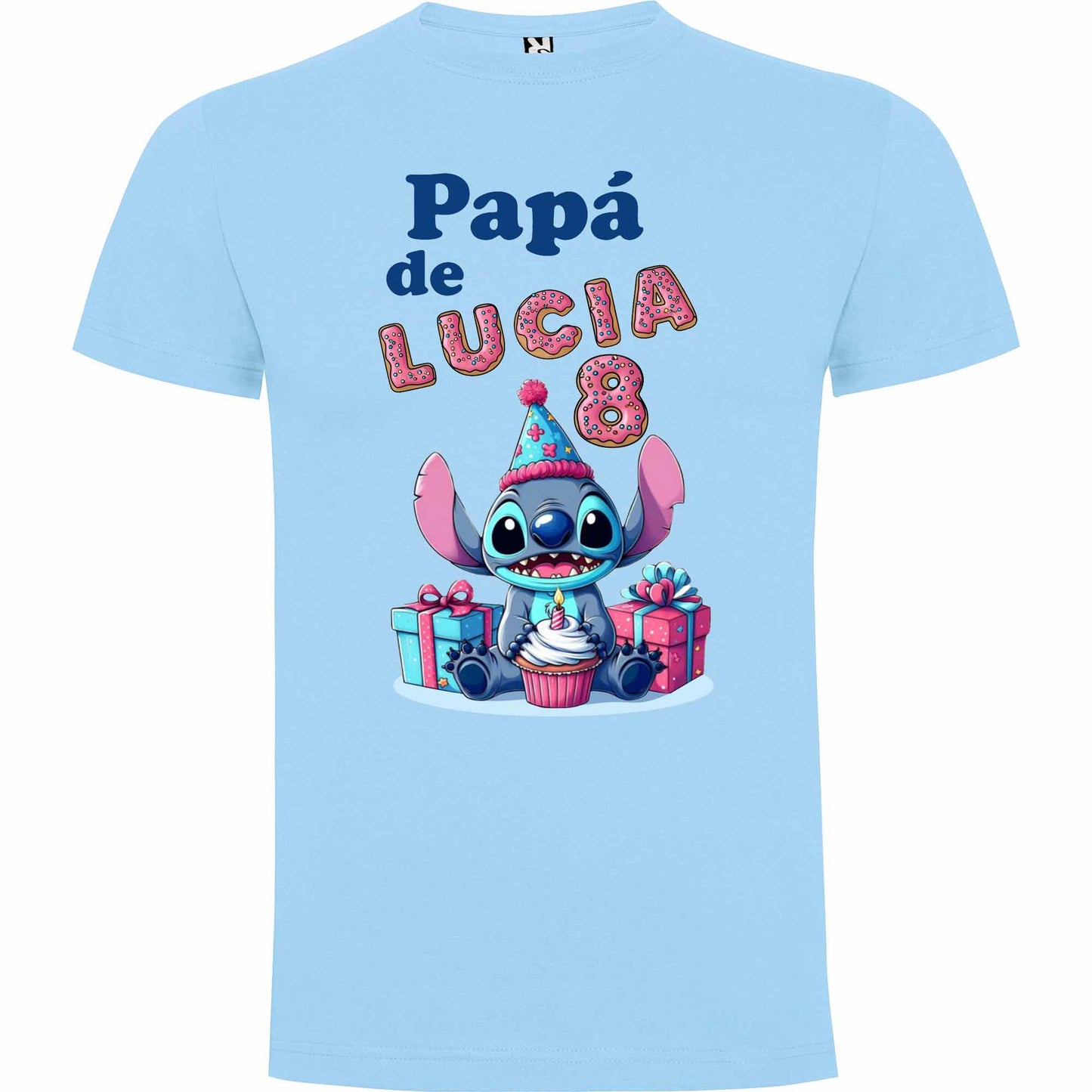 Camiseta cumpleaños Stitch personalizada
