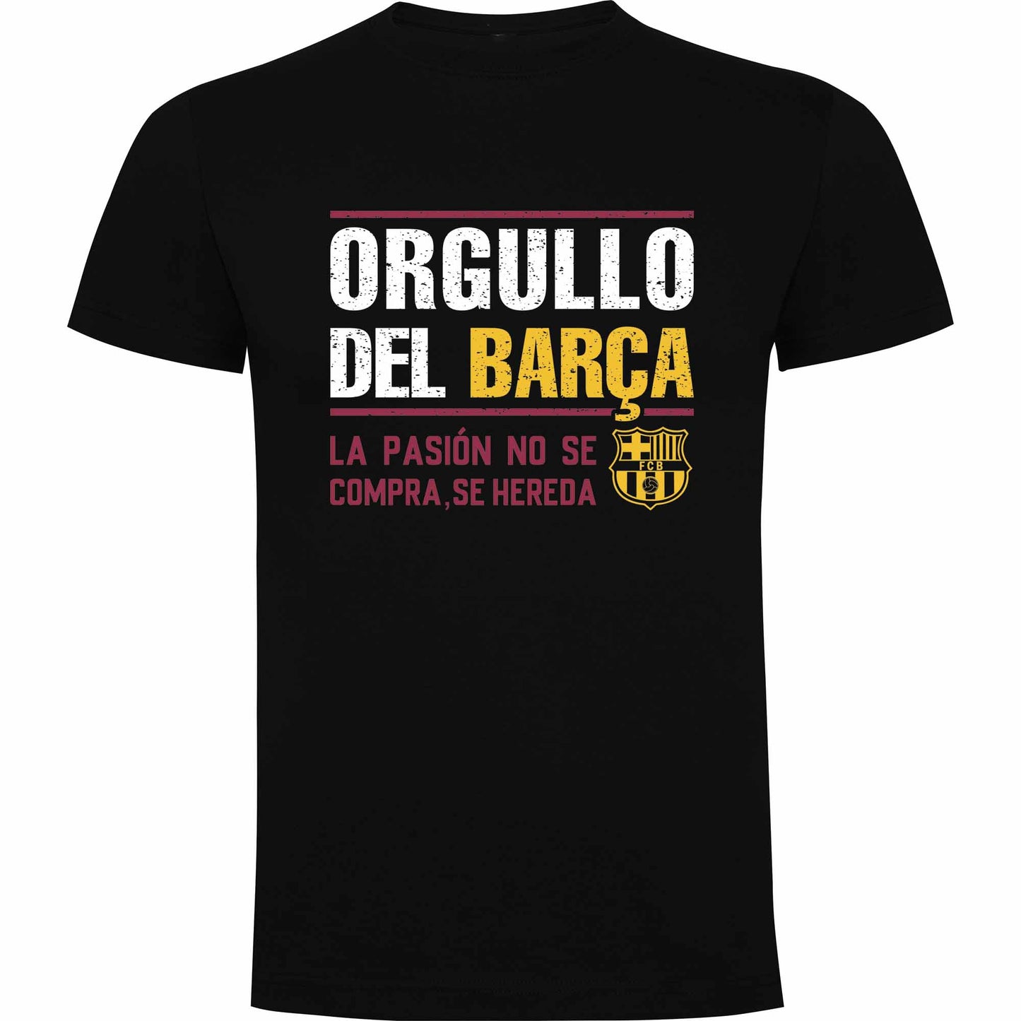 Camiseta ORGULLO DEL BARÇA personalizada