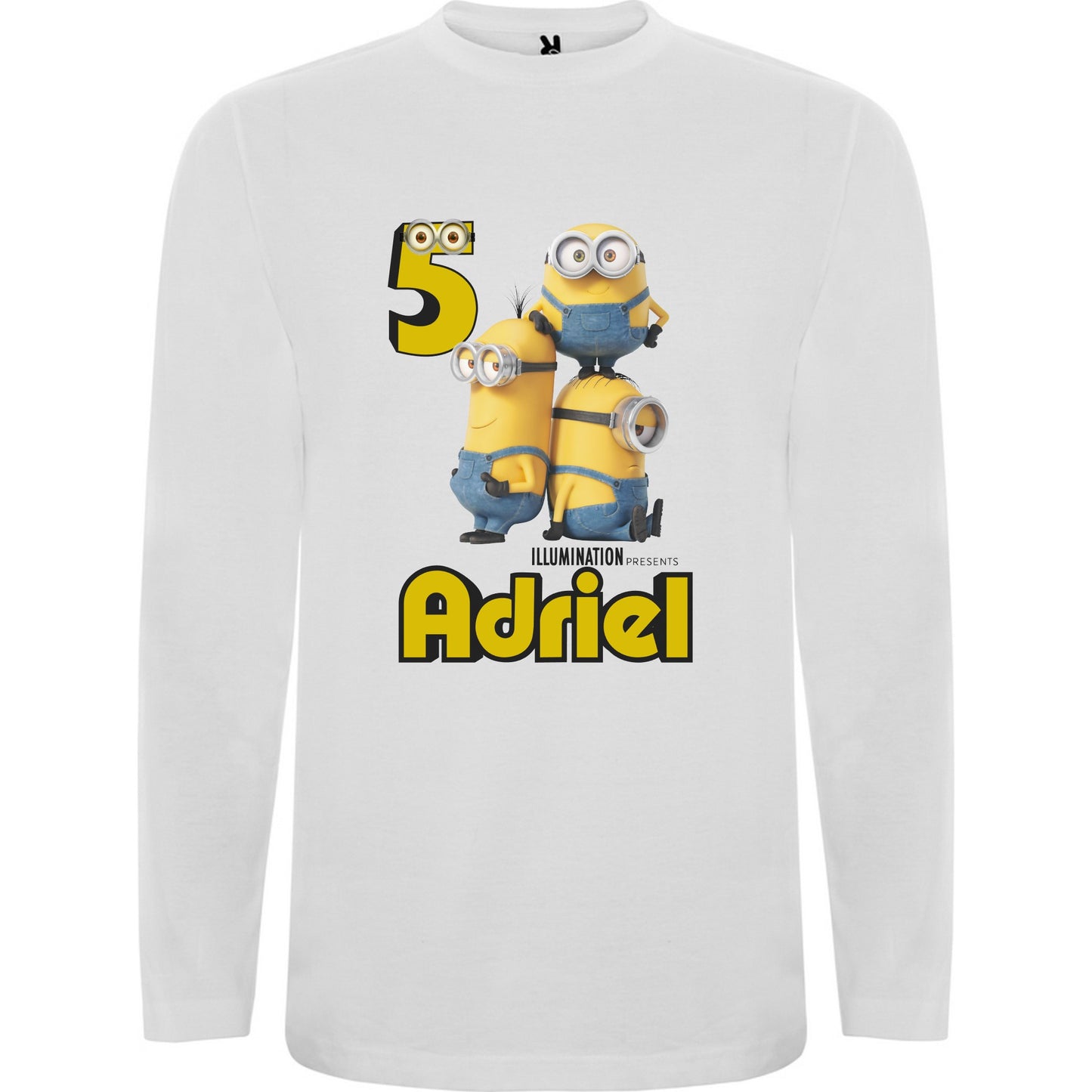 Camiseta personalizada minions