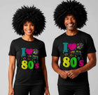 Camiseta personalizada I love 80's