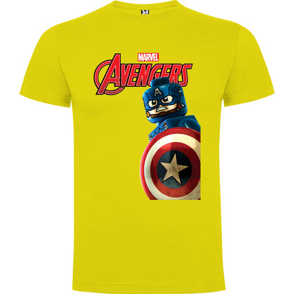 Camiseta lego Capitan America personalizada