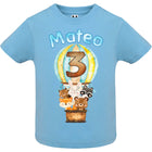 Camiseta personalizada animales en globo
