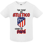 Body personalizado soy Atletico como mi papá