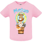 Camiseta personalizada animales en globo