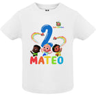 Camiseta cocomelon personalizada para familia