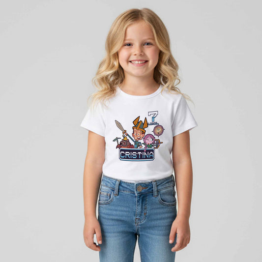Camiseta cumpleaños marcus level personalizada
