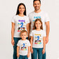 Camiseta cocomelon personalizada para familia