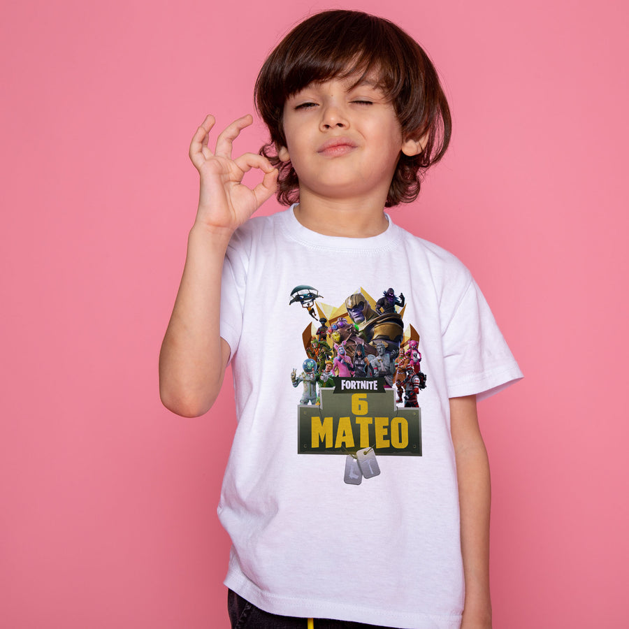 Camiseta personalizada Fortnite