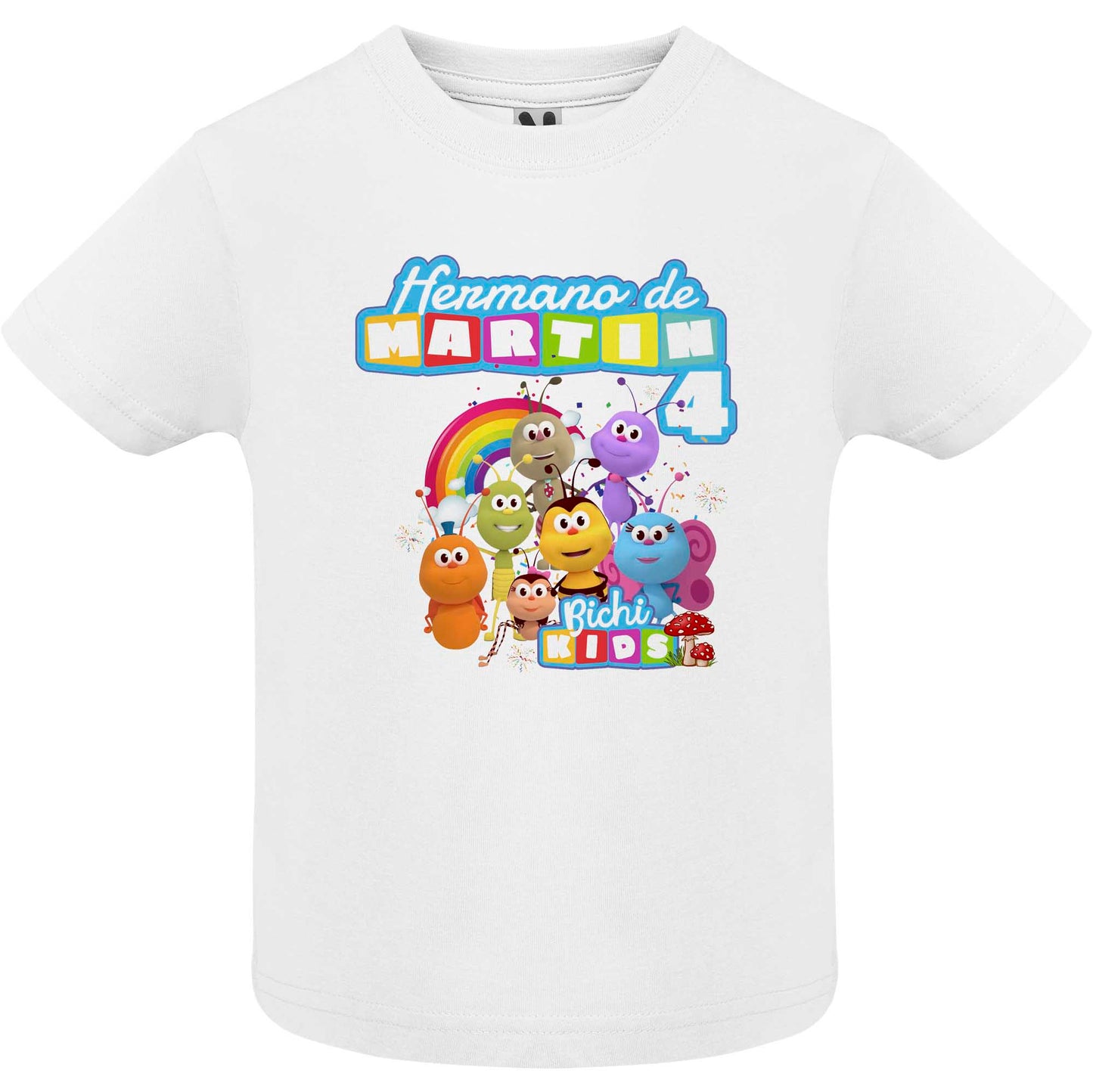 Camiseta cumpleaños Bichi kids familia