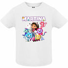 Camiseta cumpleaños La casa de muñecas de Gabby personalizada