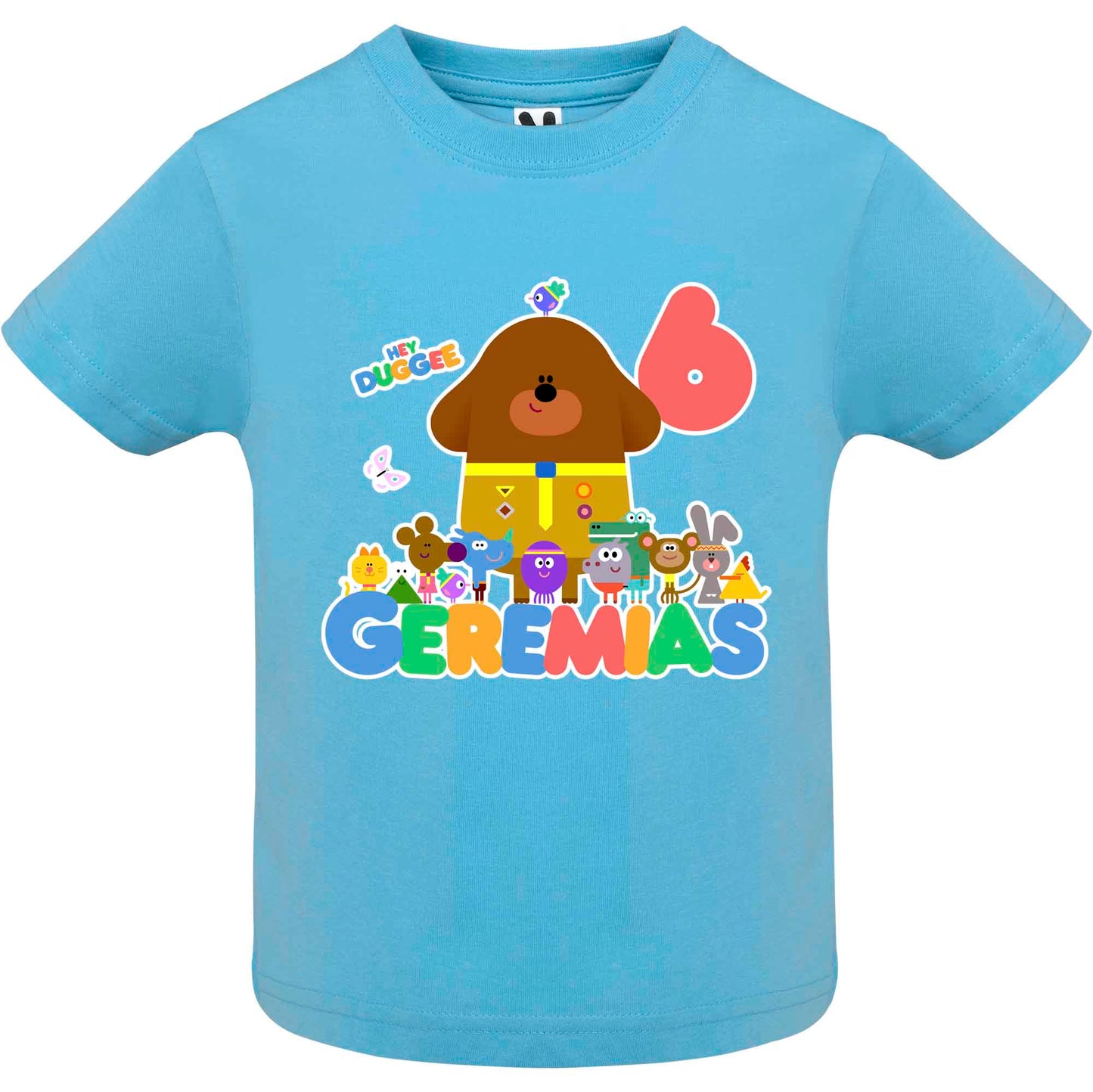 Camiseta cumpleaños hey duggee personalizada