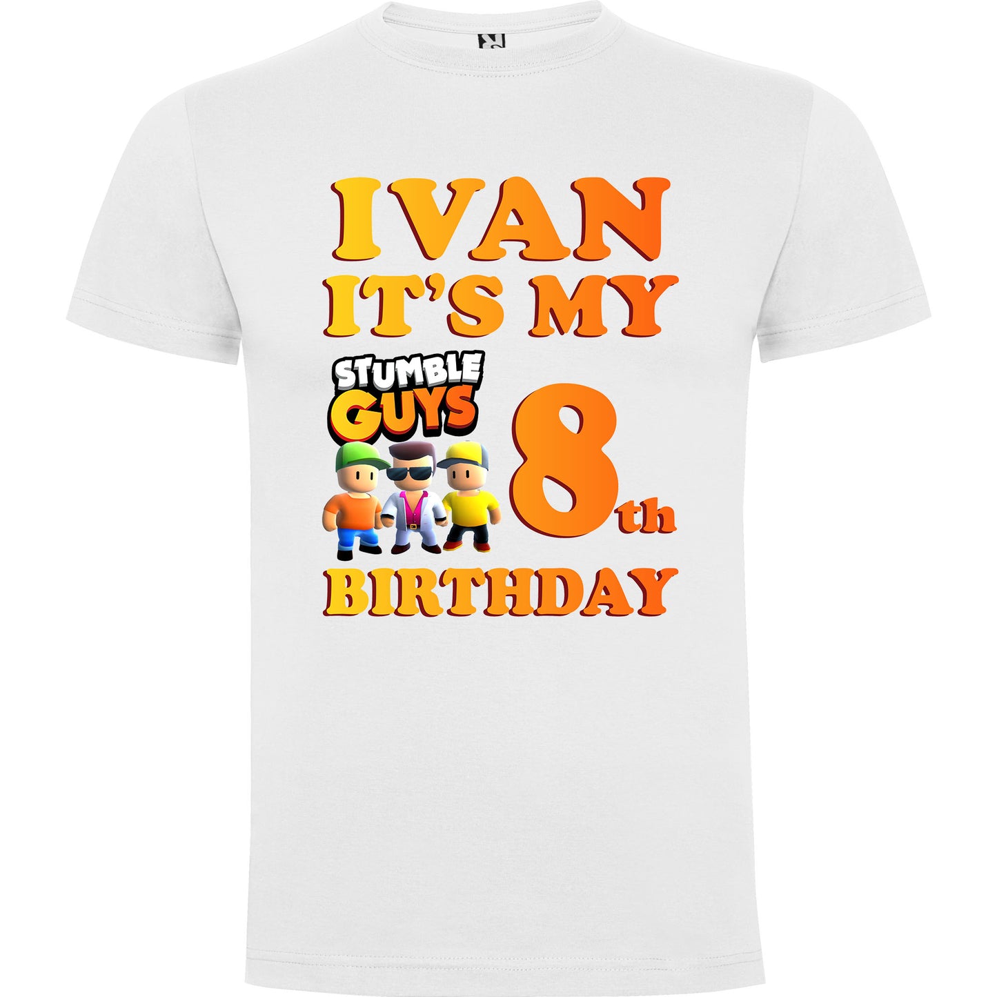 Camiseta personalizada Stumble guys