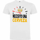 Camiseta personalizada necesito una cerveza