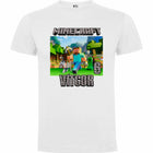 Camiseta minecraft personalizada con nombre y numero