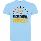 Camiseta personalizada necesito una cerveza