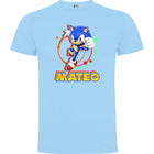 Camiseta Sonic personalizada con nombre