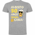 Camiseta personalizada 50 años siendo la caña