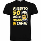 Camiseta personalizada 50 años siendo la caña